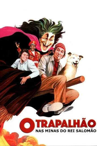 Pôster de O Trapalhão nas Minas do Rei Salomão (1977)