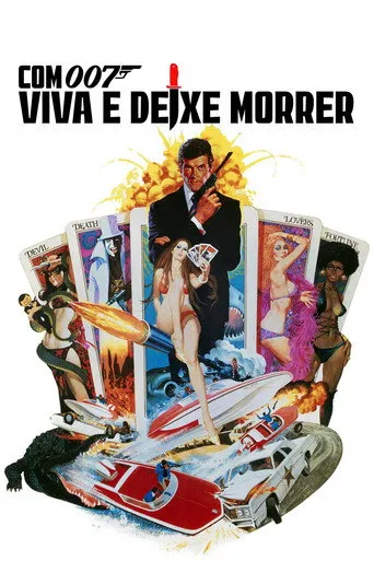Pôster de Com 007 Viva e Deixe Morrer (1973)