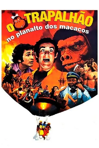 Pôster de O Trapalhão no Planalto dos Macacos (1976)
