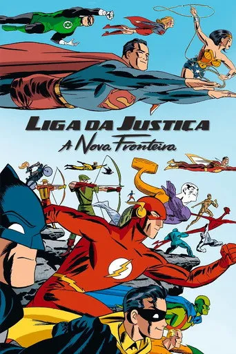 Pôster de Liga da Justiça: A Nova Fronteira (2008)