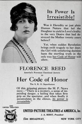 Pôster de Her Code of Honor (1919)