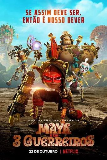 Pôster de Maya e os 3 Guerreiros (2021)