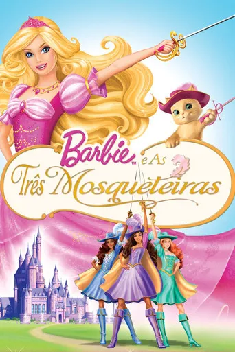 Pôster de Barbie e As Três Mosqueteiras (2009)