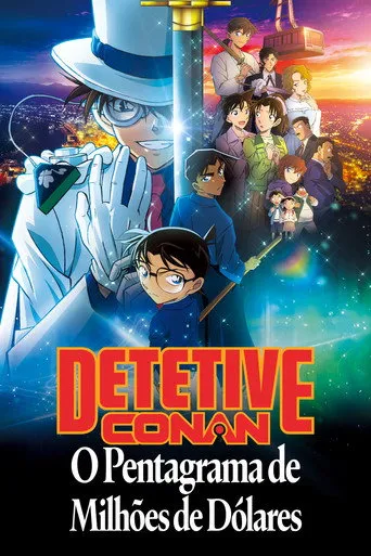 Pôster de Detetive Conan O Pentagrama de Milhões de Dólares (2024)