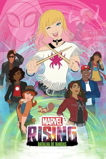 Pôster de Marvel Rising Batalha de Bandas (2019)
