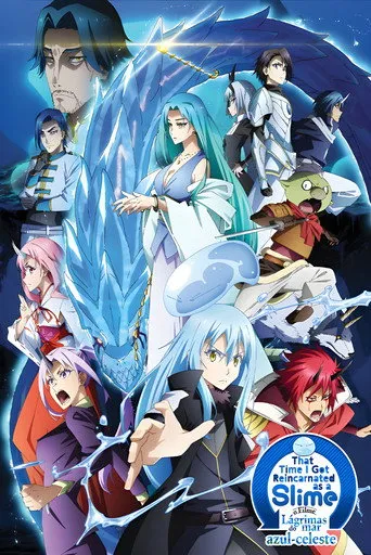 Pôster de That Time I Got Reincarnated as a Slime o Filme Lágrimas do mar azul-celeste (2026)