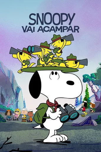 Pôster de Snoopy Vai Acampar (2024)