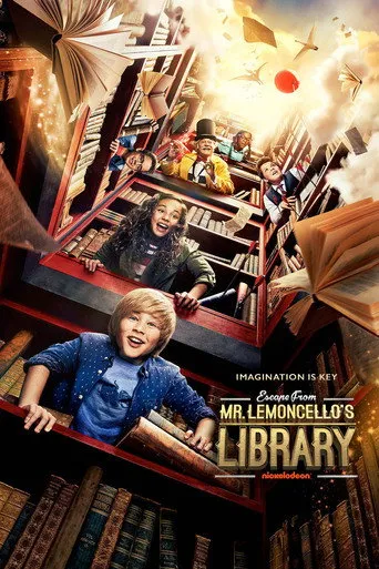 Pôster de Fuga da Biblioteca do Sr. Lemoncello (2017)