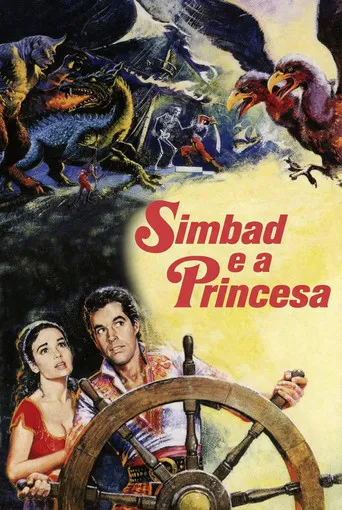Pôster de Simbad e a Princesa (1958)