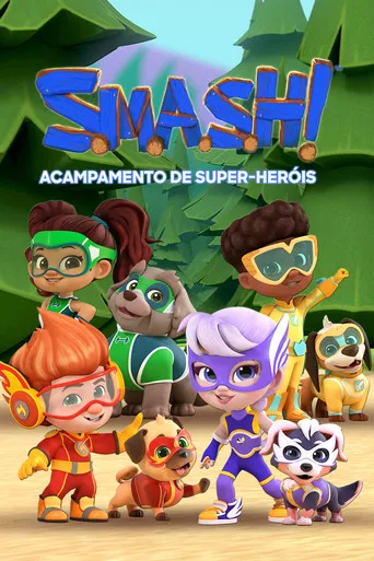 Pôster de S.M.A.S.H.! Acampamento de Super-Heróis (2022)