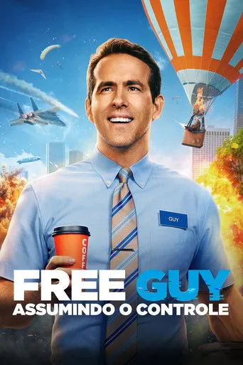 Pôster de Free Guy Assumindo o Controle 4K [HDR]
