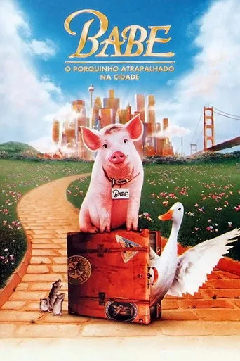 Pôster de Babe, o Porquinho Atrapalhado na Cidade (1998)