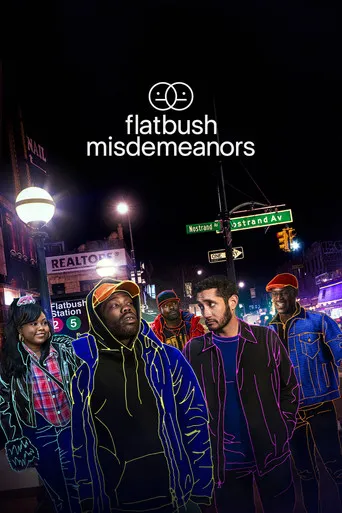 Pôster de Flatbush Misdemeanors (2021)