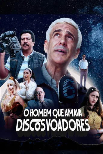 Pôster de O Homem que Amava Discos Voadores (2024)