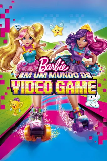Pôster de Barbie Em Um Mundo de Video Game (2017)