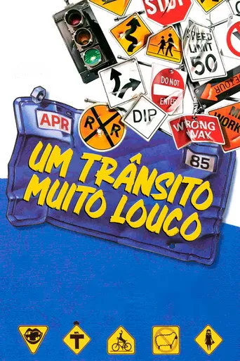 Pôster de Trânsito Muito Louco (1985)