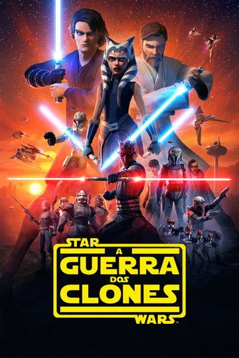 Pôster de Star Wars A Guerra dos Clones (2008)
