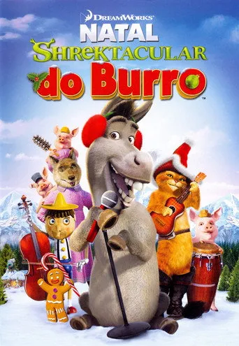 Pôster de Natal Shrektacular do Burro (2010)