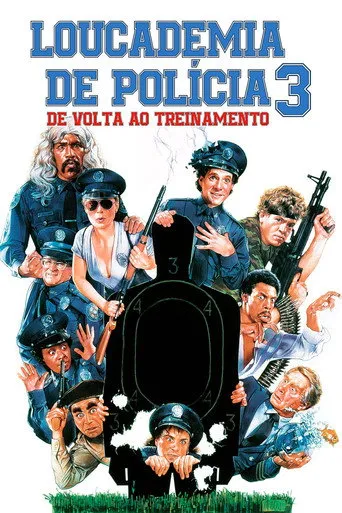 Pôster de Loucademia de Polícia 3: De Volta ao Treinamento (1986)