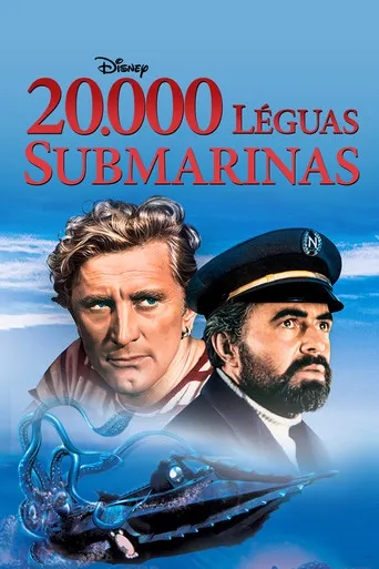Pôster de 20.000 Léguas Submarinas (1954)