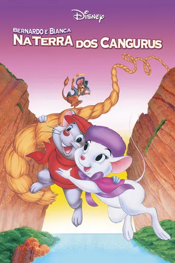 Pôster de Bernardo e Bianca na Terra dos Cangurus (1990)