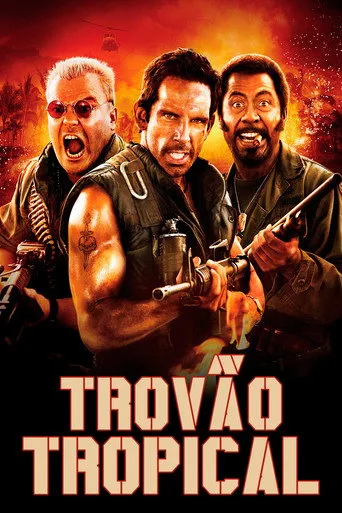 Pôster de Trovão Tropical (2008)